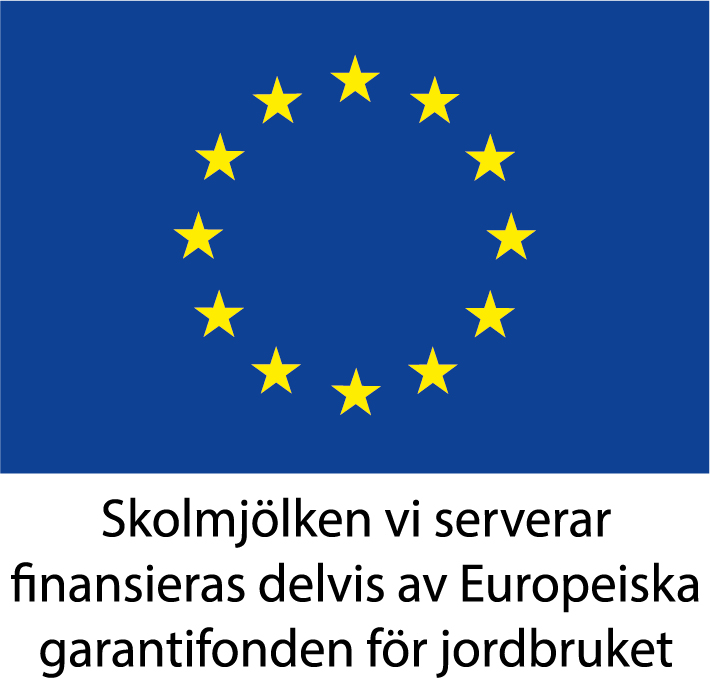 EU:s logotyp för skolmjölkstöd
